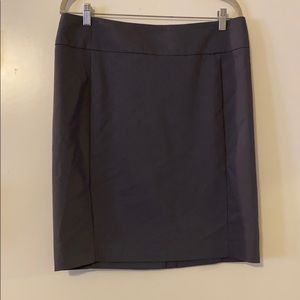 Gray pencil skirt